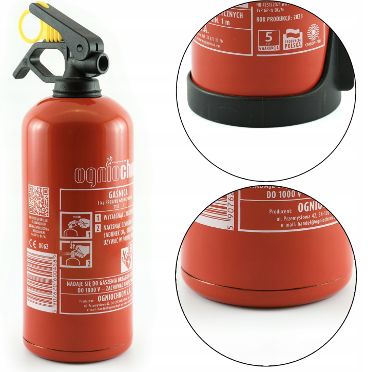 Skrytka schowek gaśnica samochodowa zrobiona z oryginalnej gaśnicy 1kg