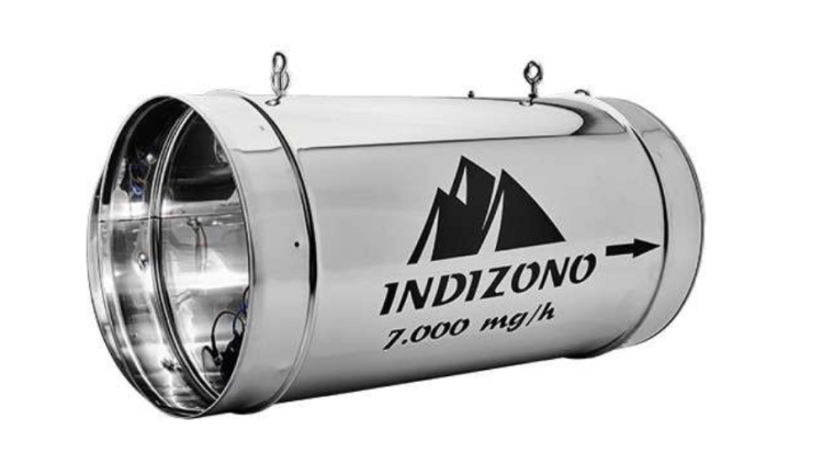 Ozonator przemysłowy kanałowy neutralizator zapachu 150mm 3500mg/h