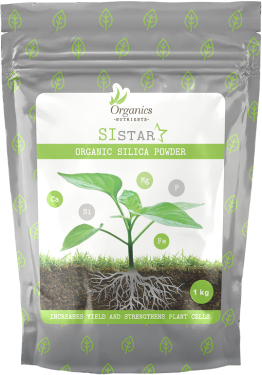 Organic Nutrients Si Star Silica - bio krzem w proszku wzmacnianie łodyg roślin