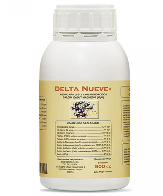Cannabiogen Delta 9 nawóz na kwitnienie  zwiększa ilość THC w roślinie