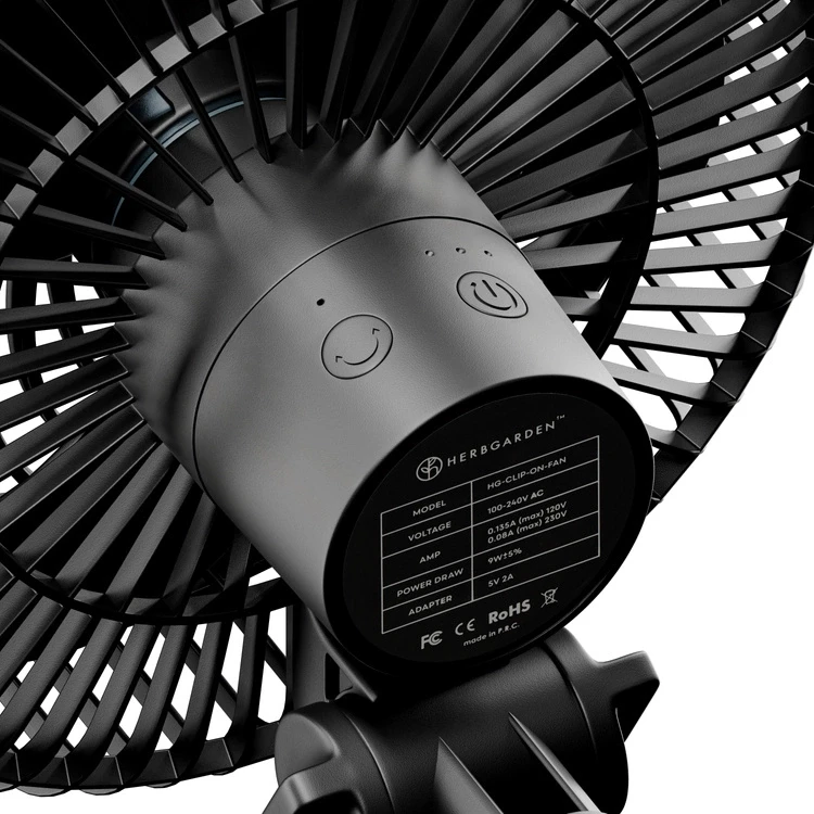 Herbgarden-Oscillating-Clip-Fan-10W-3-speed-fi-150mm-wentylator-mieszajacy-z-klipsem