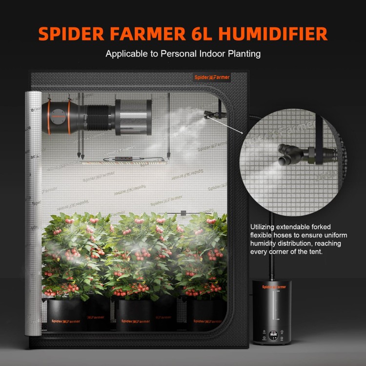 Spider Farmer Nawilżacz powietrza Cool Mist 6L