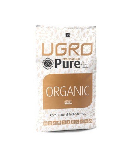UGRO Pure Professional Organic – worek 50 L kokosu z certyfikatem OMRI
