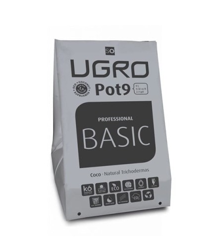 Ugro Pot9 Professional Basic 9L torba uprawna z podłożem kokosowym Mix3