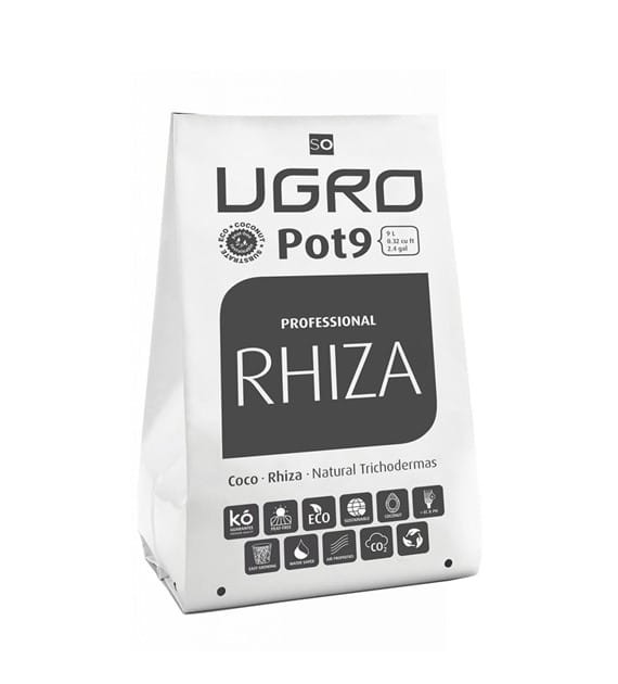 Ugro Pot9 Professional Rhiza 9L torba uprawna z mikoryzą i kokosem Mix3