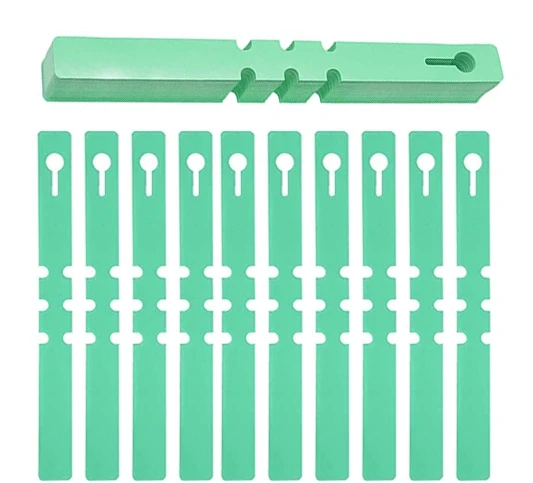 Herbgarden-Plant-Wrap-Tags-Green-samozaciskowe-etykiety-na-rosliny-2x21cm-100szt
