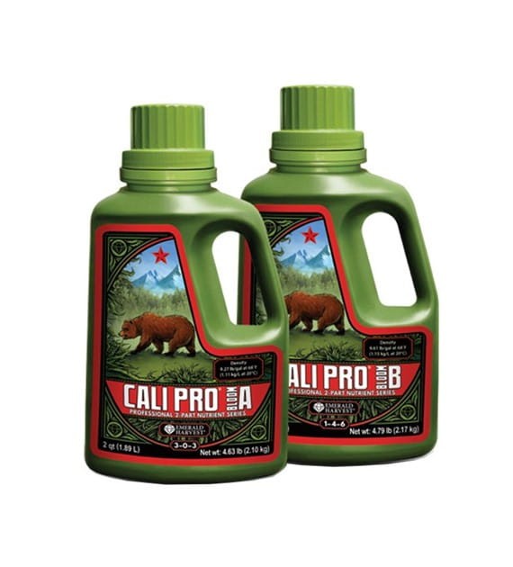 Emerald Harvest Cali Pro Bloom – butelki części A i B na kwitnienie