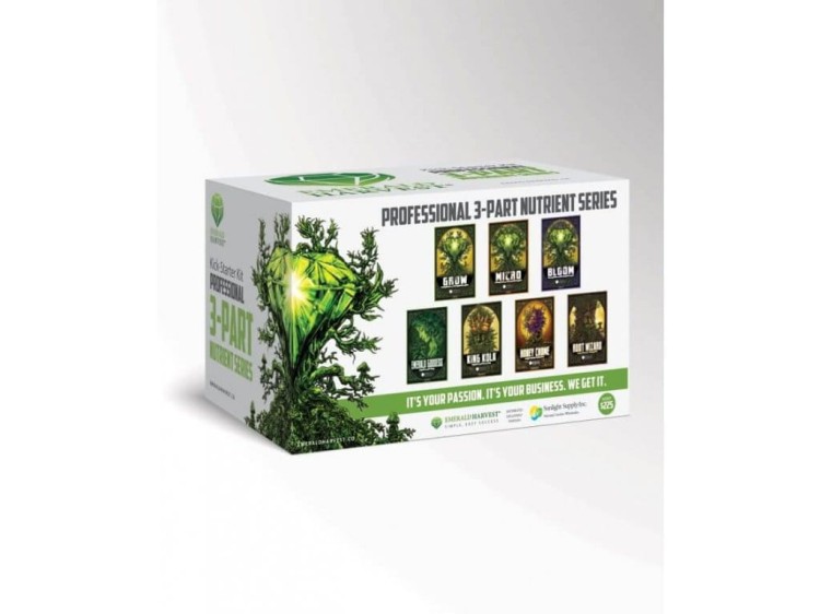 Emerald Harvest Starter Kit 3 Part – komplet siedmiu butelek po 0.95 L