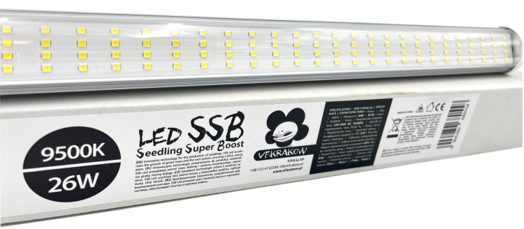 Lampa LED SSB do uprawy sadzonek i klonów 9500K