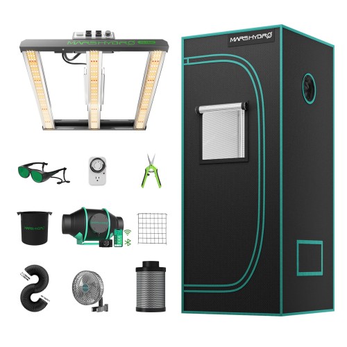 Mars Hydro FC1500 EVO LED 150W 70x70x160cm Zestaw Uprawowy Growbox z Aplikacją iFresh