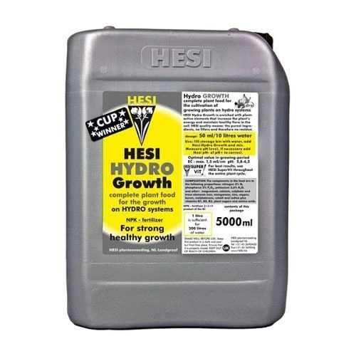 Hesi Hydro Grow nawóz bazowy na wzrost do hydroponiki  5L 10L