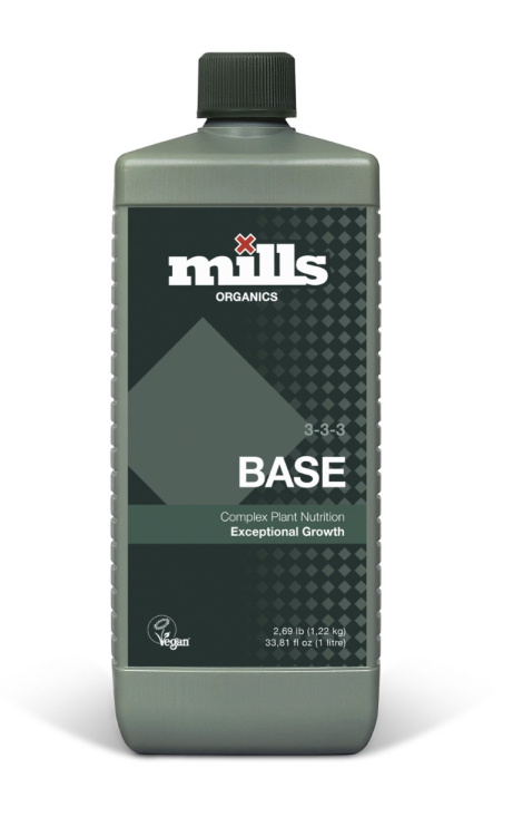 Mills Organic Base - Organiczny Nawóz z Mikro i Makroelementami dla Zdrowego Wzrostu Roślin