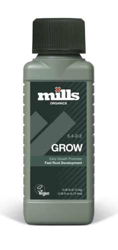 Mills Organic Grow Bogaty w Azot Przyspieszony Wzrost w Fazy Wegetatywnej