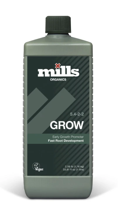 Mills Organics Grow NPK 5.4-2-2 - butelka