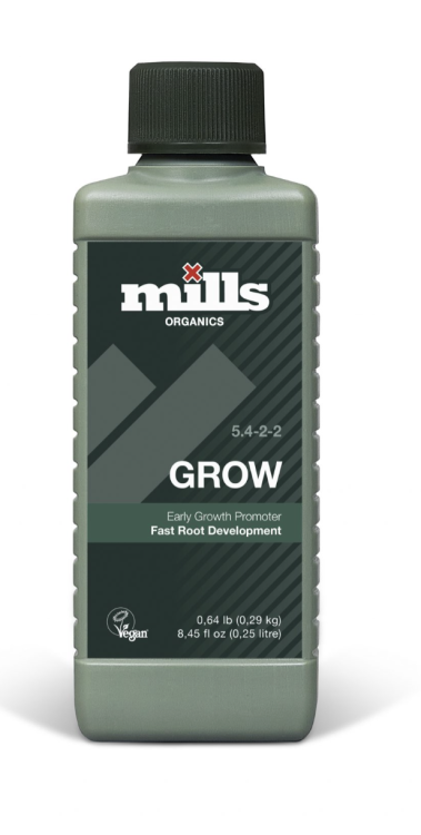 Mills Organic Grow Bogaty w Azot Przyspieszony Wzrost w Fazy Wegetatywnej