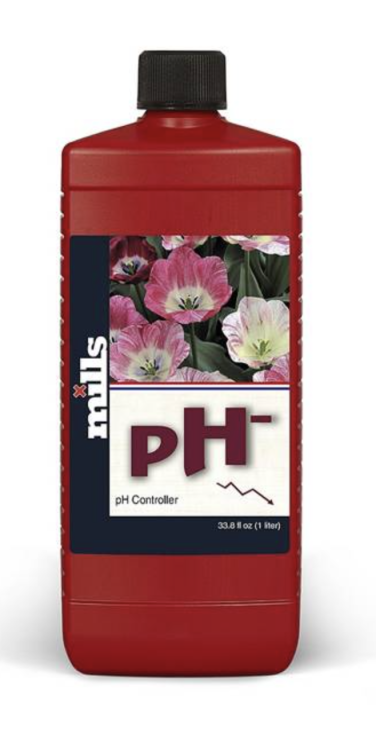 Mills pH Minus - Regulator pH na Fazy Wzrostu i Kwitnienia 1L