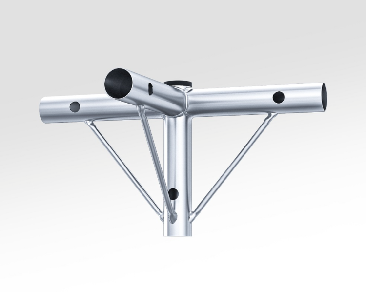 Czwórnik do Rurek Typu K 19mm 4-Way Czworokątny Łącznik do Namiotów Uprawowych Classic