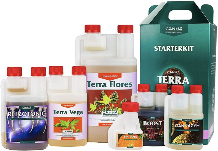 Canna Terra Starter Kit Zestaw Nawożenia do Uprawy Roślin