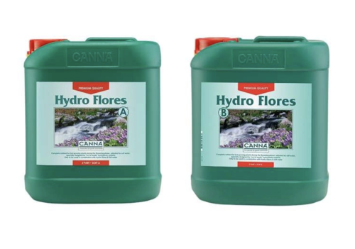 Canna Hydro Flores A i B Odżywka na Kwitnienie Roślin w Systemach Hydroponicznych nawóz bazowy