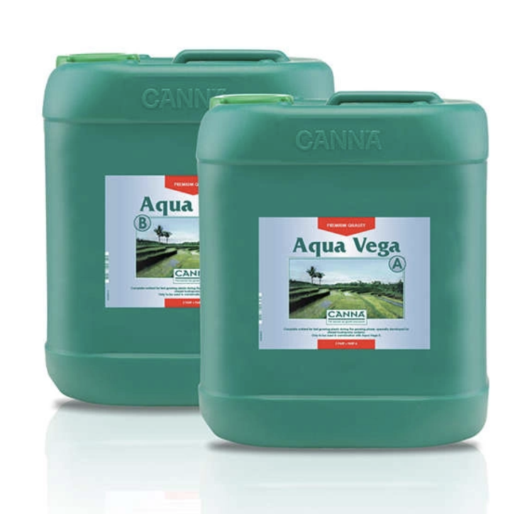 Canna Aqua Vega A/B - Nawóz na Wzrost Roślin w Hydroponice 2 x 20L