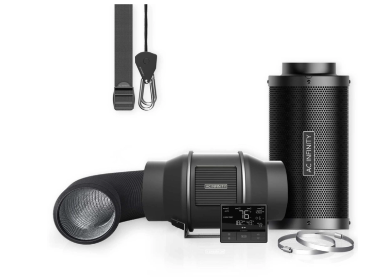 AC Infinity Zestaw wentylacyjny 150mm inteligenty sterownik growbox namiot uprawowy