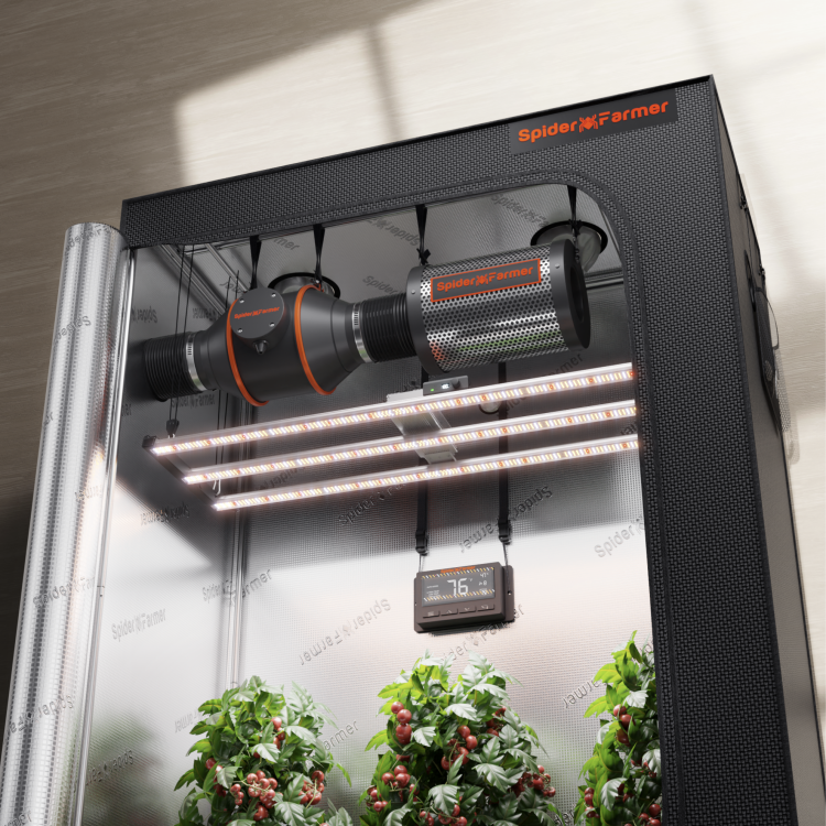 Spider Farmer G4500 LED 320W 140x70x200cm Zestaw Uprawowy Growbox Kontroler Klimatu