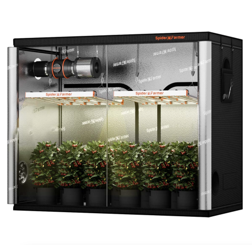 Spider Farmer Zestaw Uprawowy 2xG5000 LED 2x480W 120x240x200cm Growbox Kontroler Klimatu