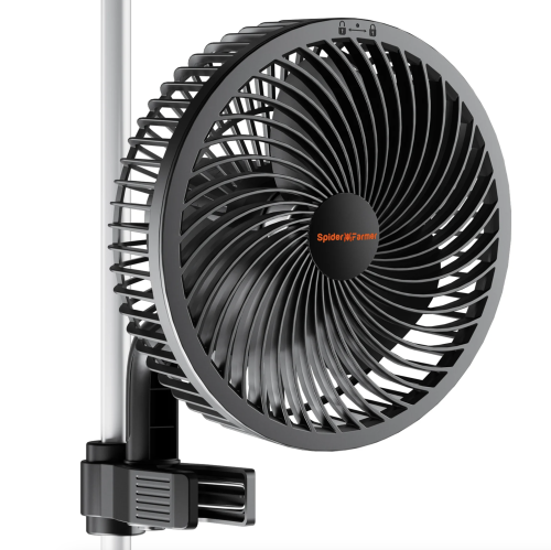 Spider Farmer Clip Fan - Wentylator Mieszający z Klipsem do Namiotów Uprawowych 150mm