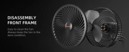 Spider Farmer Clip Fan - Wentylator Mieszający z Klipsem do Namiotów Uprawowych 150mm przekrój
