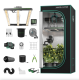 Mars Hydro FCE1500 LED 150W 80x80x160cm Zestaw Uprawowy Growbox Regulator Prędkości