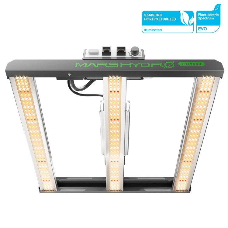 Mars Hydro FC E1500 LED 150W 70x70x160cm Zestaw Uprawowy Growbox Aplikacja iFresh