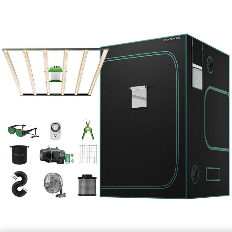 Mars Hydro FC 6500 EVO LED 730W 150x150x200cm Zestaw Uprawowy Growbox Aplikacja iFresh