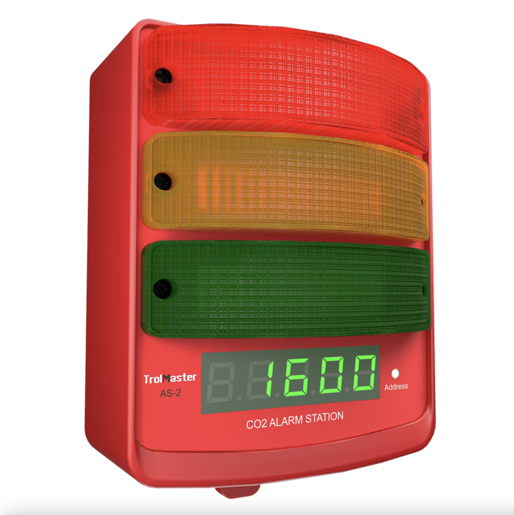 Trolmaster Carbon-X AS-2 Zaawansowana Stacja Alarmowa CO2 do Systemów Bezpieczeństwa LED