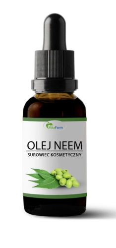 Olej Neem z miodli indyjskiej owadobójczy na ziemiórki