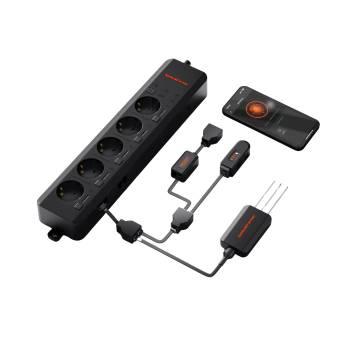 Spider Farmer Listwa AC5 Power Strip Kits Aplikacyjne Inteligentne Sterowanie do Pomieszczeń i Namiotów Uprawowych