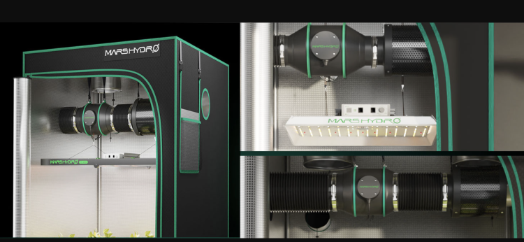 Mars Hydro Inline Duct Fan Wentylator Kanałowy z Regulacją Prędkości system wentylacyjny
