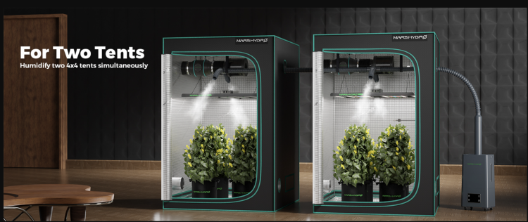 Mars Hydro Nawilżacz Ultradźwiękowy 15L 1.6L/h z Chłodną Mgłą – Do Dużych Pomieszczeń i Upraw Wewnętrznych
