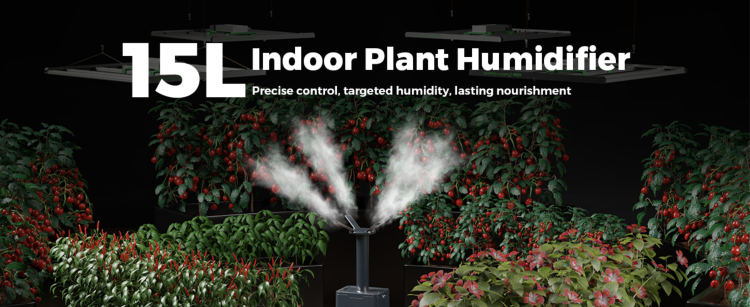 Mars Hydro Nawilżacz Ultradźwiękowy 15L 1.6L/h z Chłodną Mgłą – Do Dużych Pomieszczeń i Upraw Wewnętrznych indoor greenhouse