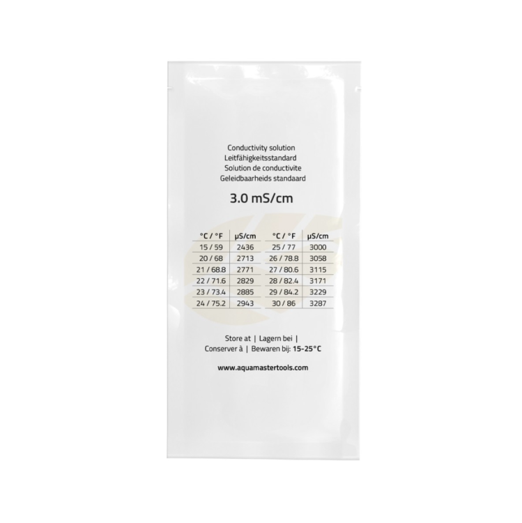 Aqua Master EC 3.0 Fluid do kalibracji mierników elektronicznych saszetki