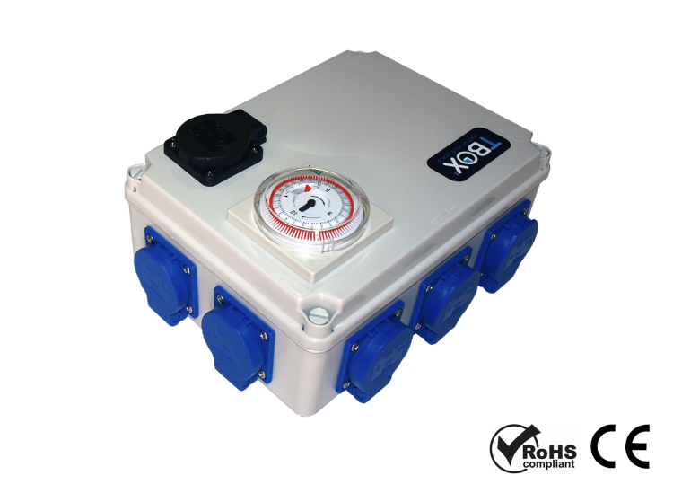 Tempo Box TBOX 8H – Kontroler Oświetlenia i Temperatury 8x600W z Gniazdem Grzewczym sterownik