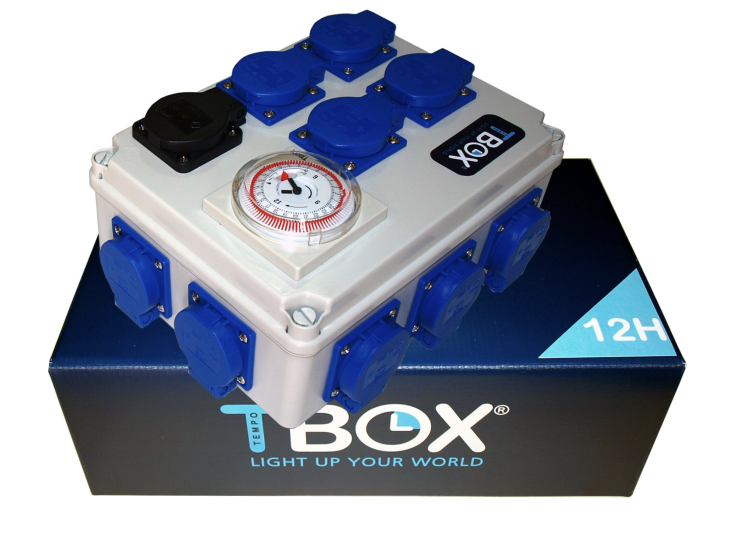 Tempo Box TBOX 12H – Kontroler Oświetlenia 12x600W z Gniazdem Grzewczym