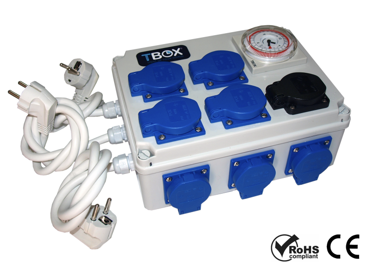 Tempo Box TBOX 12H – Kontroler Oświetlenia 12x600W z Gniazdem Grzewczym tablica
