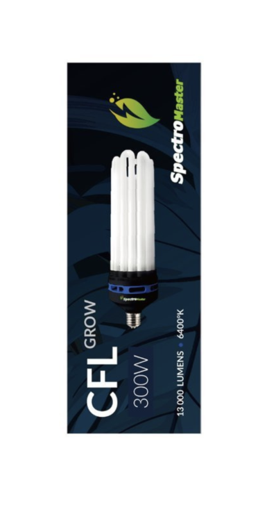 Spectromaster Żarówka CFL Wzrost Grow 6400k 8U 300W