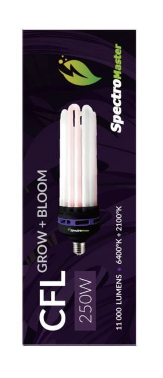 Spectromaster Żarówka CFL Dual 2100K + 6400K 8U - Wzrost i Kwitnienie 250W