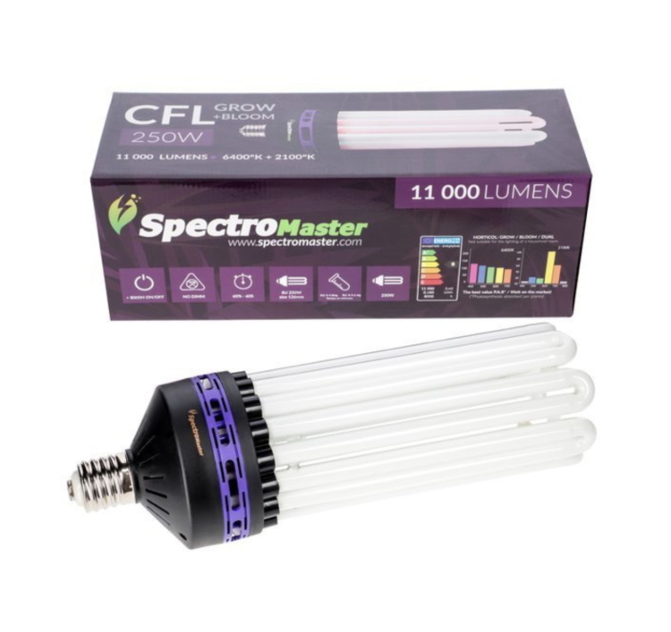 Spectromaster Żarówka CFL Dual 2100K + 6400K 8U - Wzrost i Kwitnienie 11000 lumenów