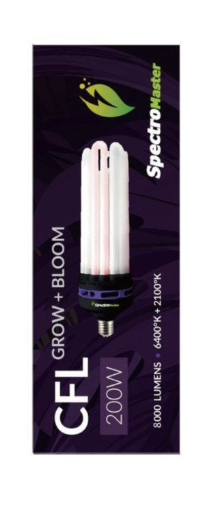 Spectromaster Żarówka CFL Dual 2100K + 6400K 8U - Wzrost i Kwitnienie 200W