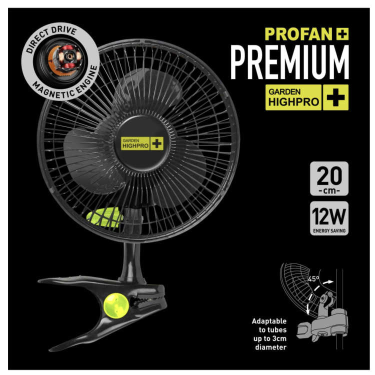 Cichy wentylator mieszający 12 W na klips Profan Premium zdjęcie 5
