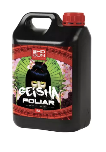 Nawóz Shogun Geisha Foliar Spray – Przyśpieszacz Produkcji Chlorofilu  5L