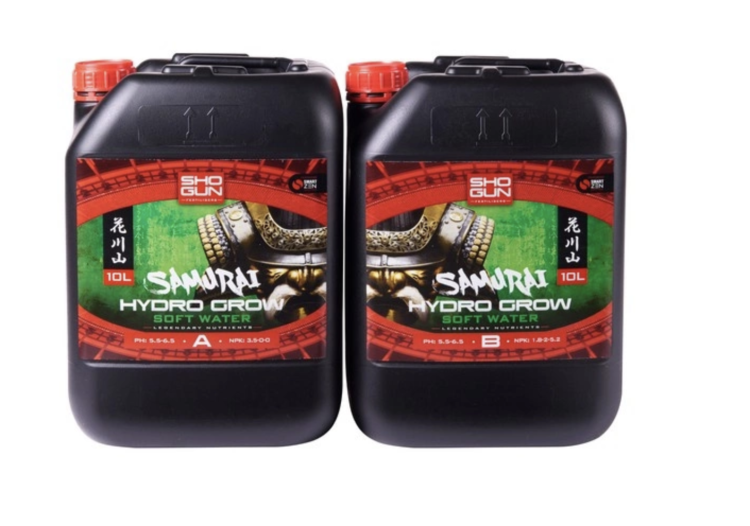 ogun Hydro Grow Soft Water A i B – Nawóz do Hydroponiki na Wzrost 2 x20L