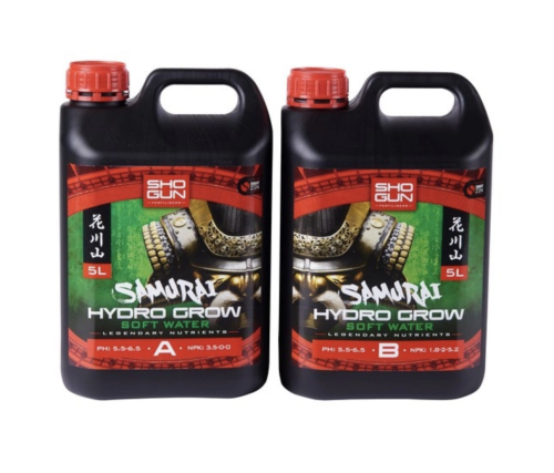 ogun Hydro Grow Soft Water A i B – Nawóz do Hydroponiki na Wzrost2 x 10L